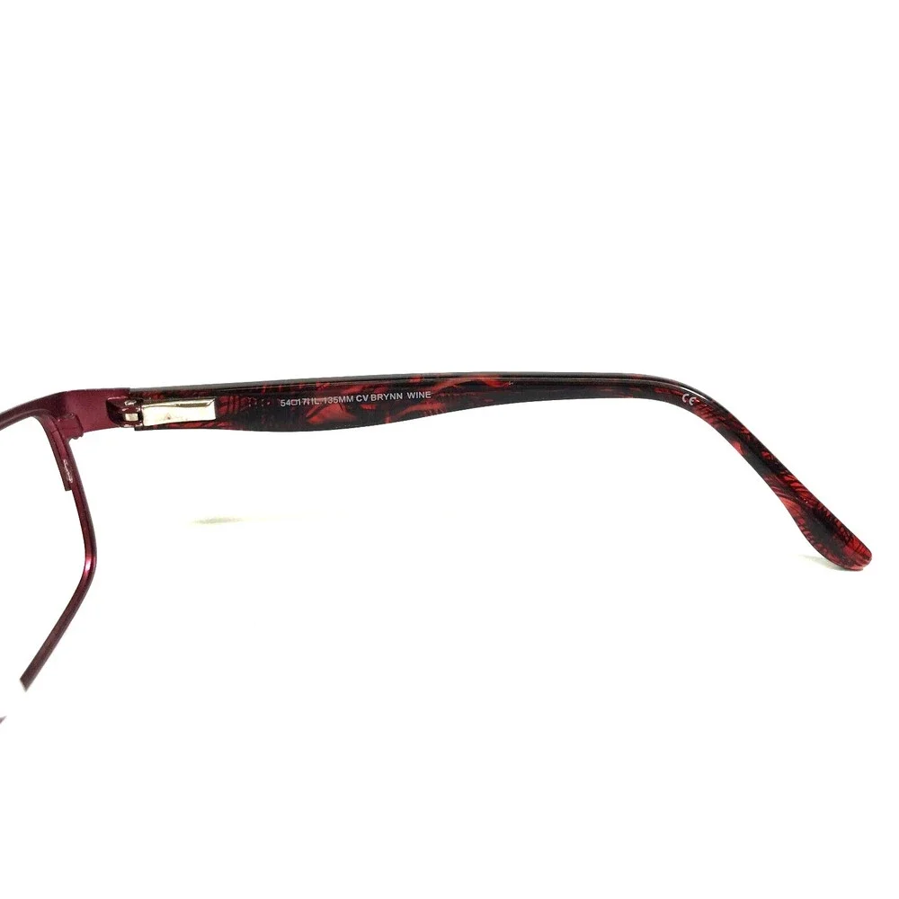 BCBGMAXAZRIA Eyeglasses Frames BRYNNE WINE Red Cat Eye Full Rim 54-17-135